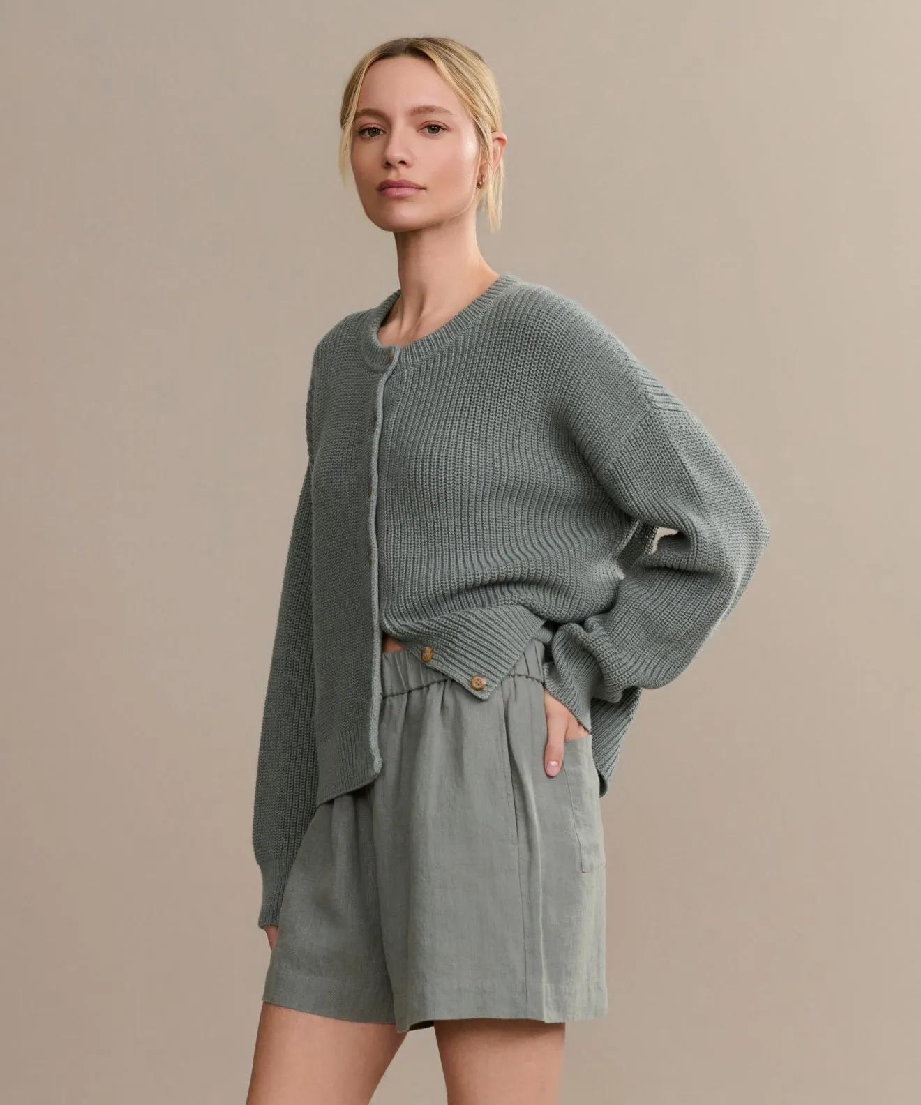 Linen Logan Short Versatile staple Chilly Day Wear