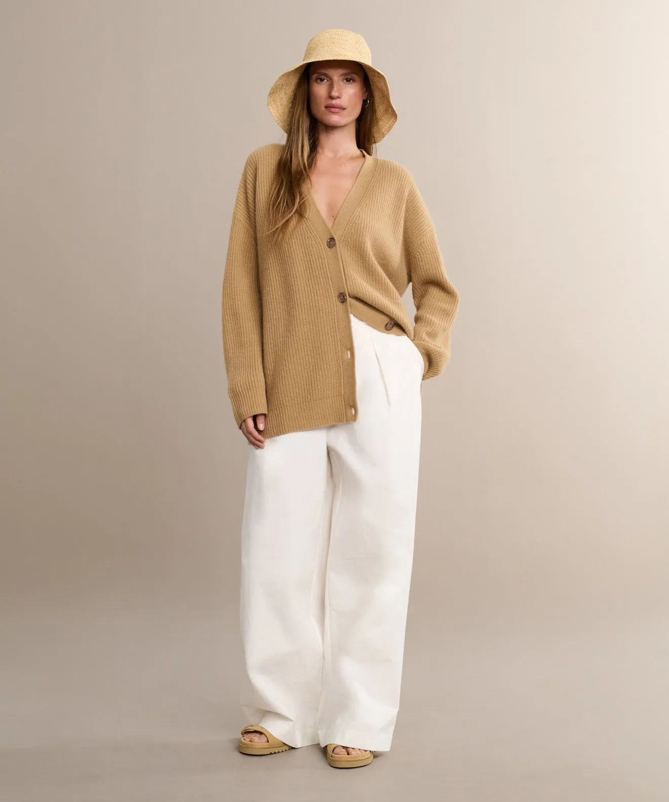 QuickRelease Cashmere Cocoon Cardigan