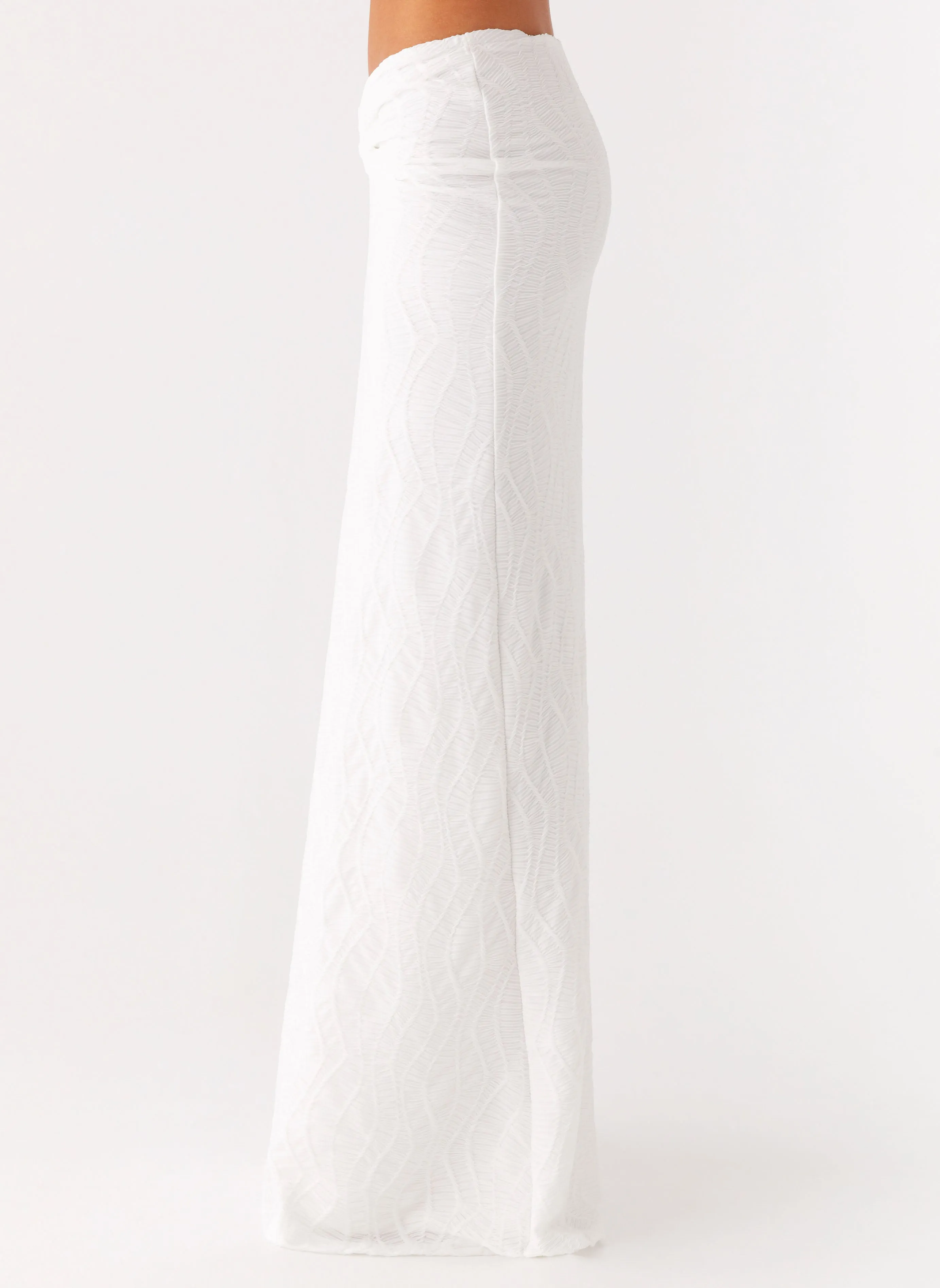 Sporty Appeal Briene Maxi Skirt - White