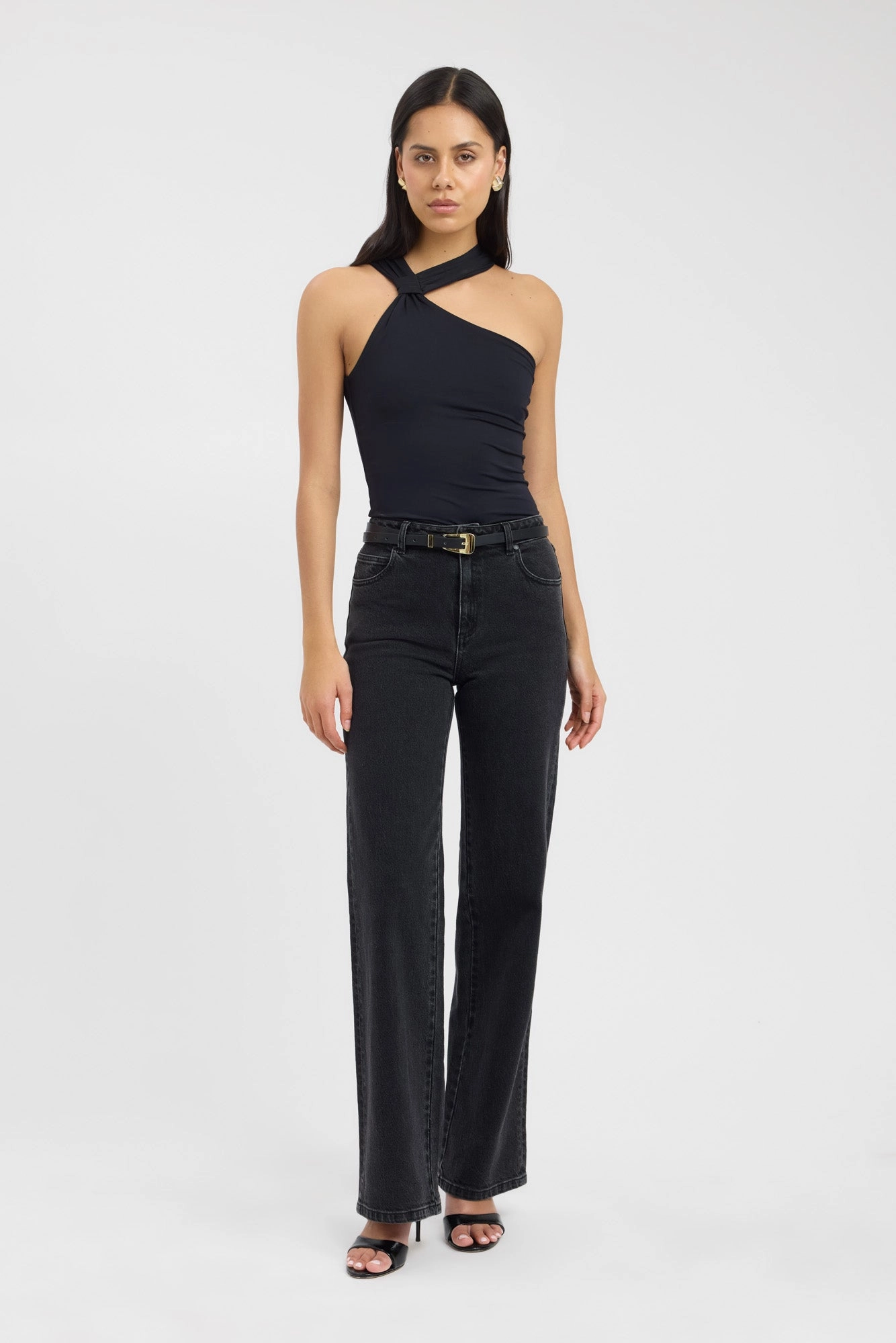 Double Stitched Seams Subtle Palette Kai Straight Leg Jean