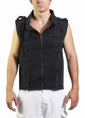 Flexible Hood Design Steampunk Vest Steampunk Vest Long Length