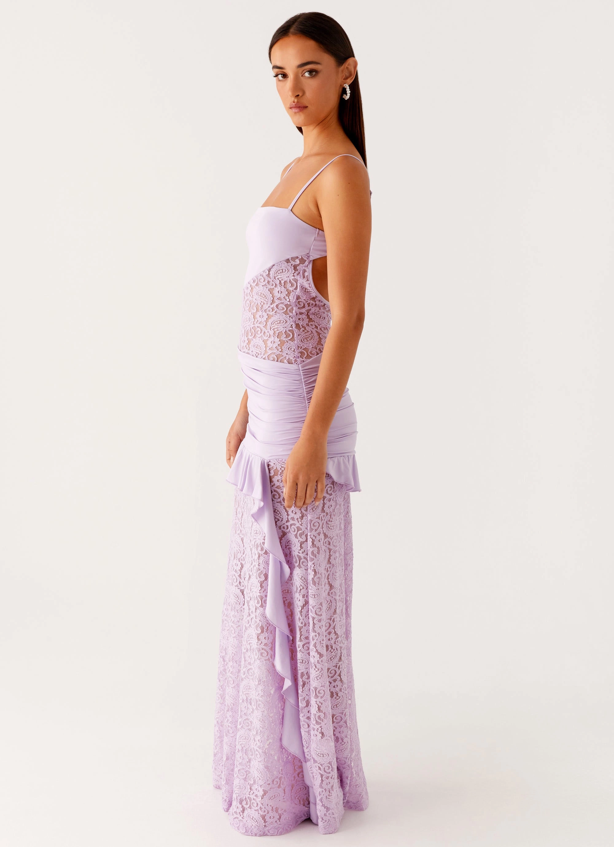 New Romance Maxi Dress - Lilac Earthy Hue