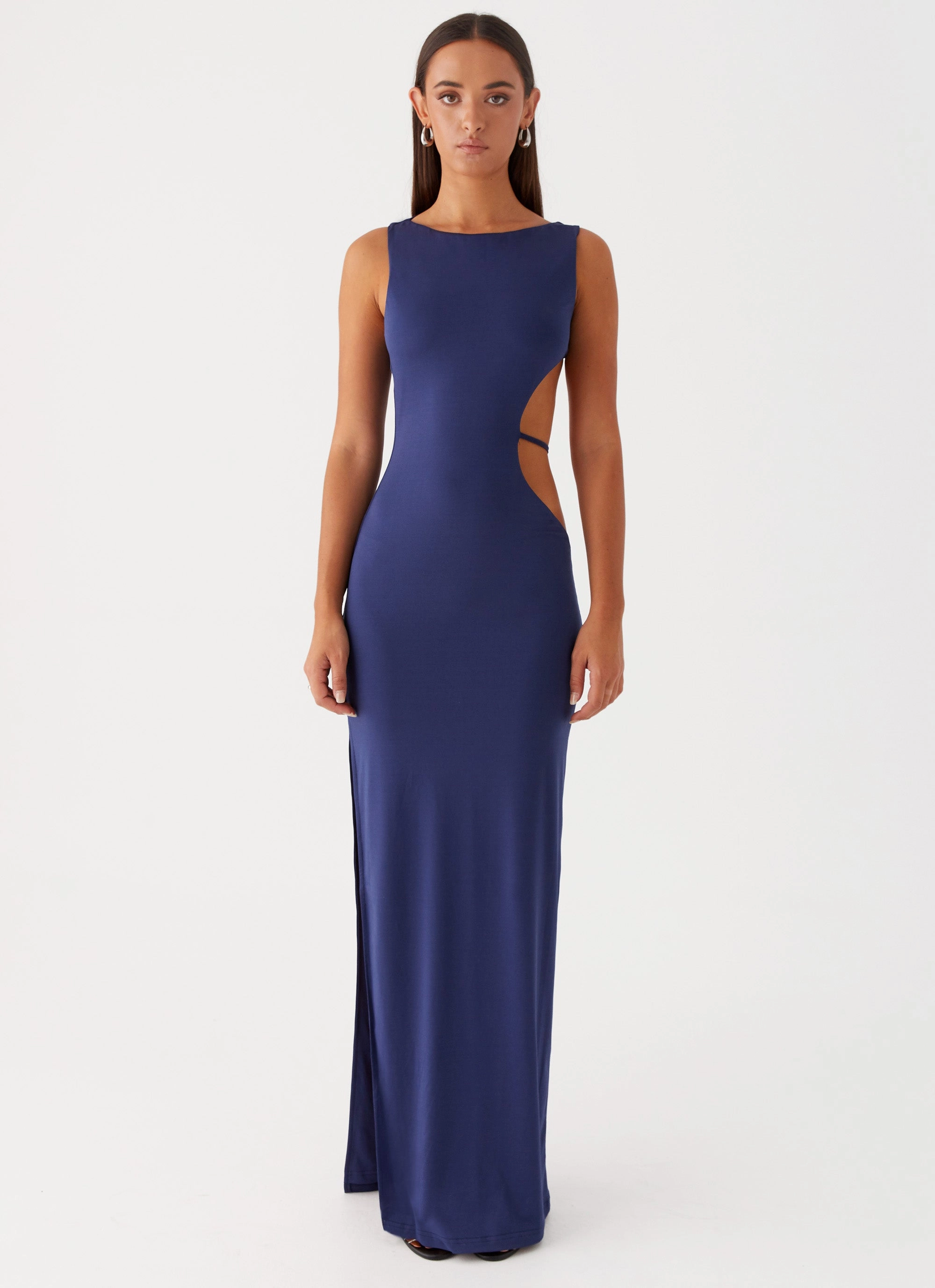 Sleeveless Sutton Maxi Dress - Navy