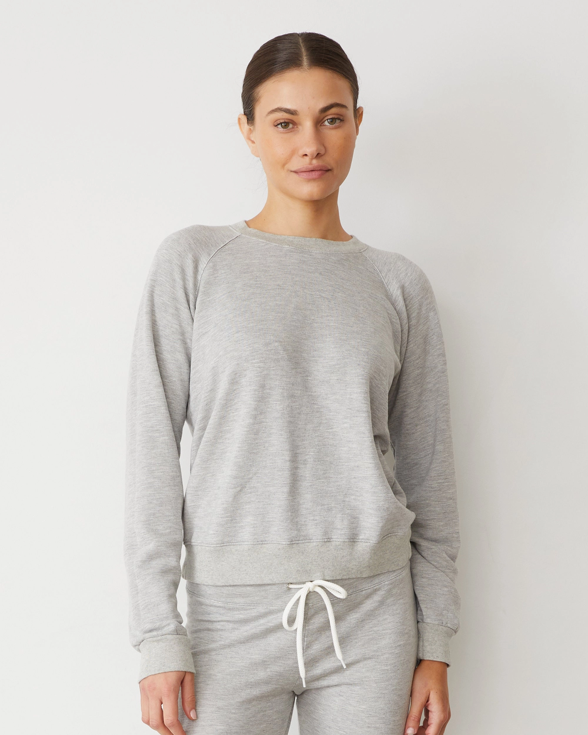 Softfleece Vintage Raglan VNeckReinforcement