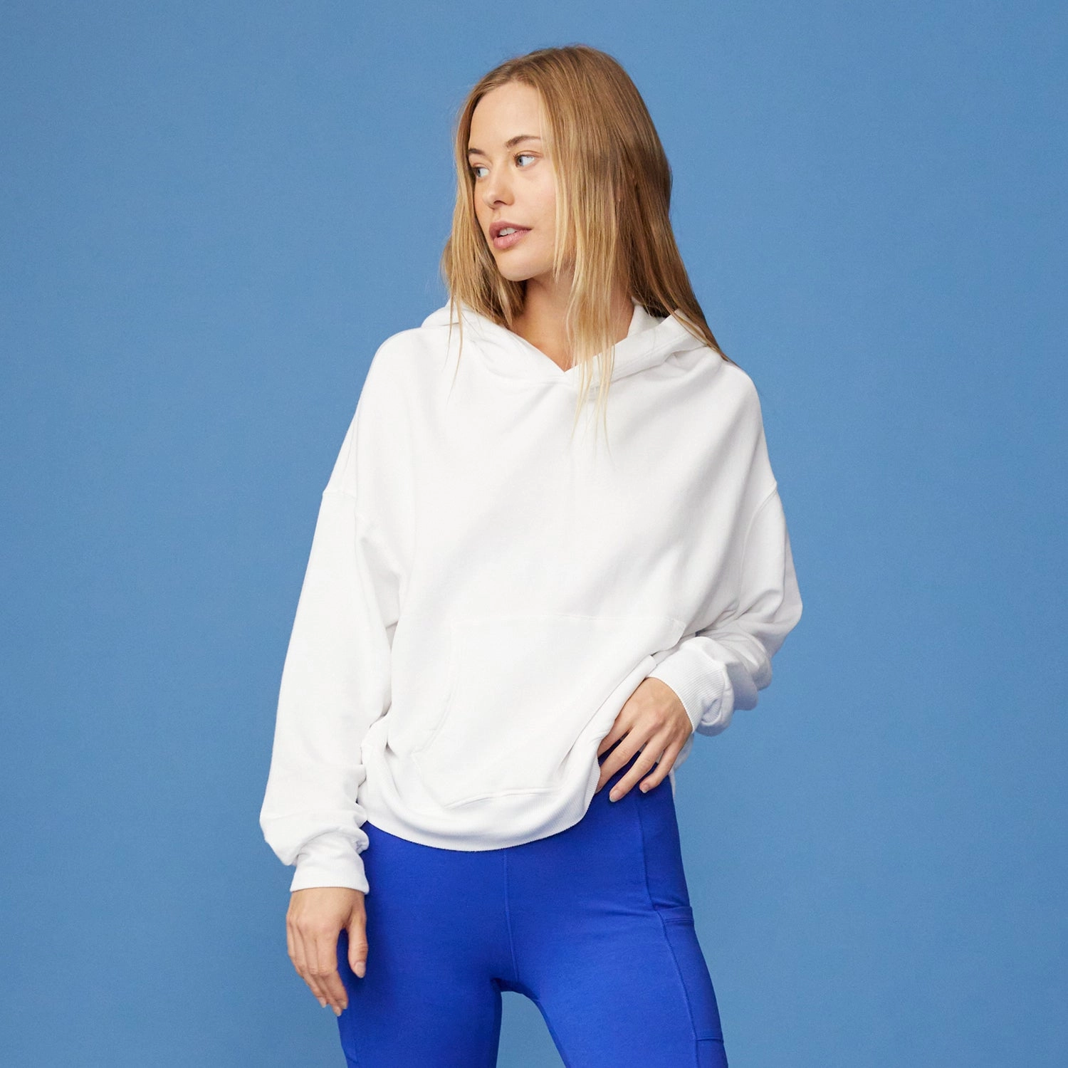 Softfleece Slouchy Pullover Contoured Armhole Design