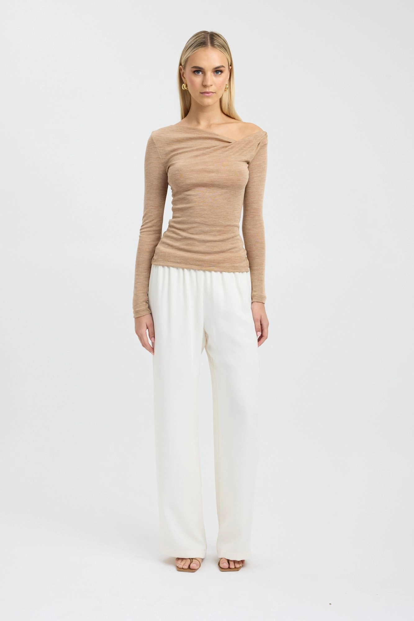 Reinforced Neckline Stitching Biodegradable material Whistler Wool Top