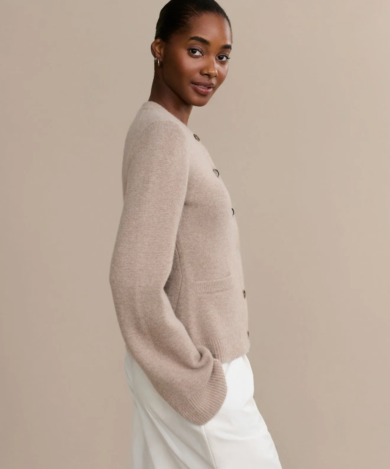 wrinkle free finish Cooper Cardigan