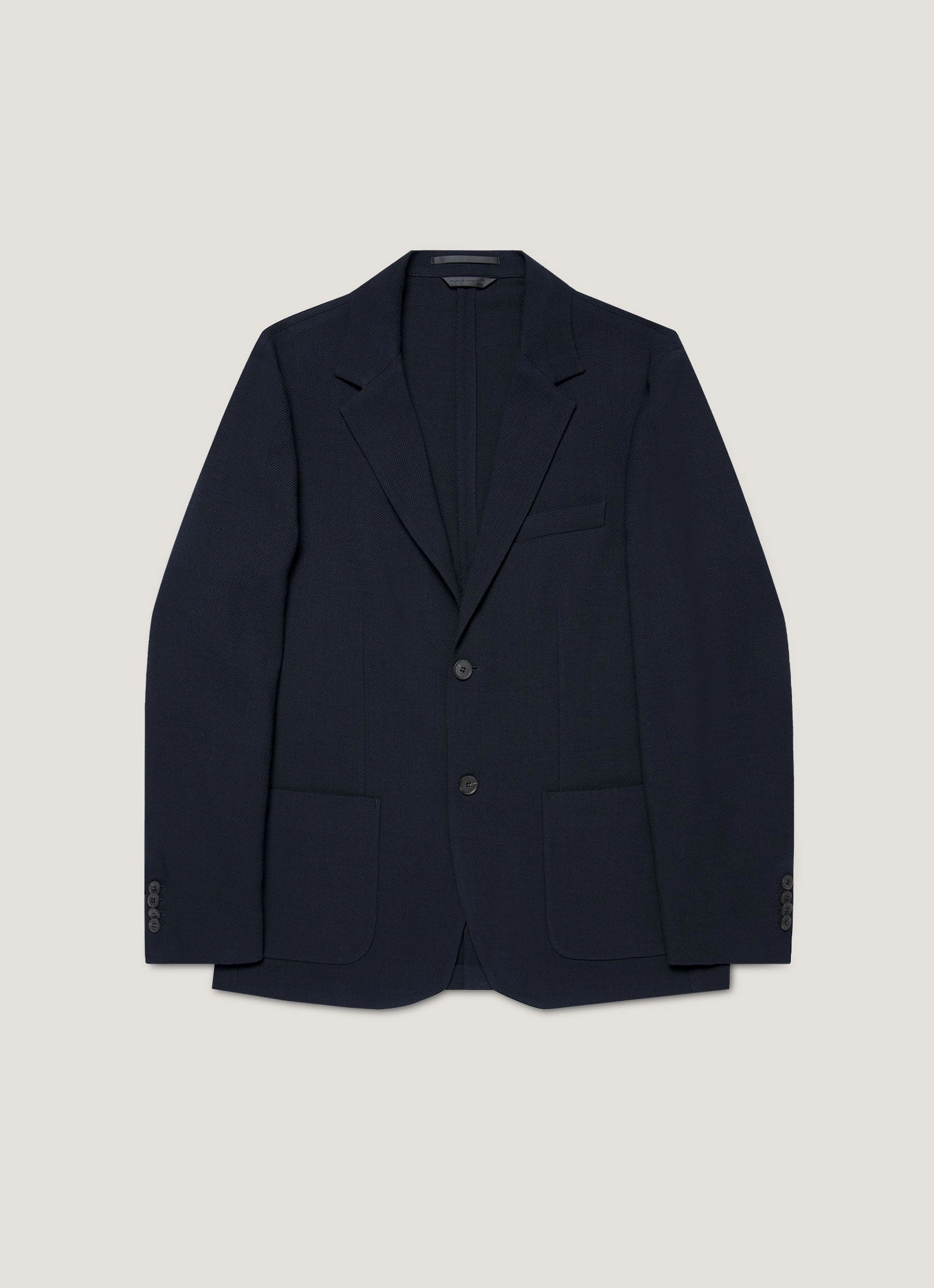 Men's Textured Wool Blazer in Navy Maximize popular in Africa