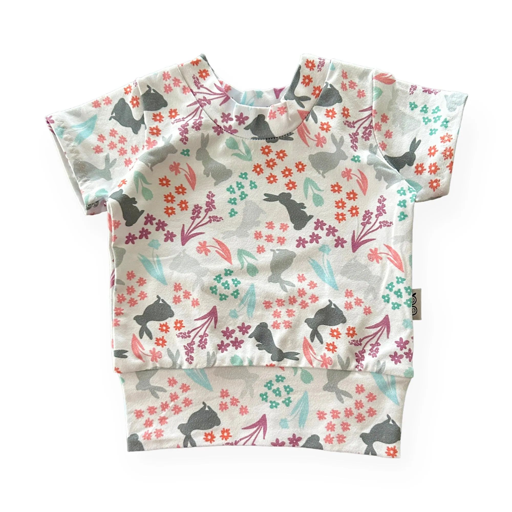 Floral Bunny Summer Lounge Top