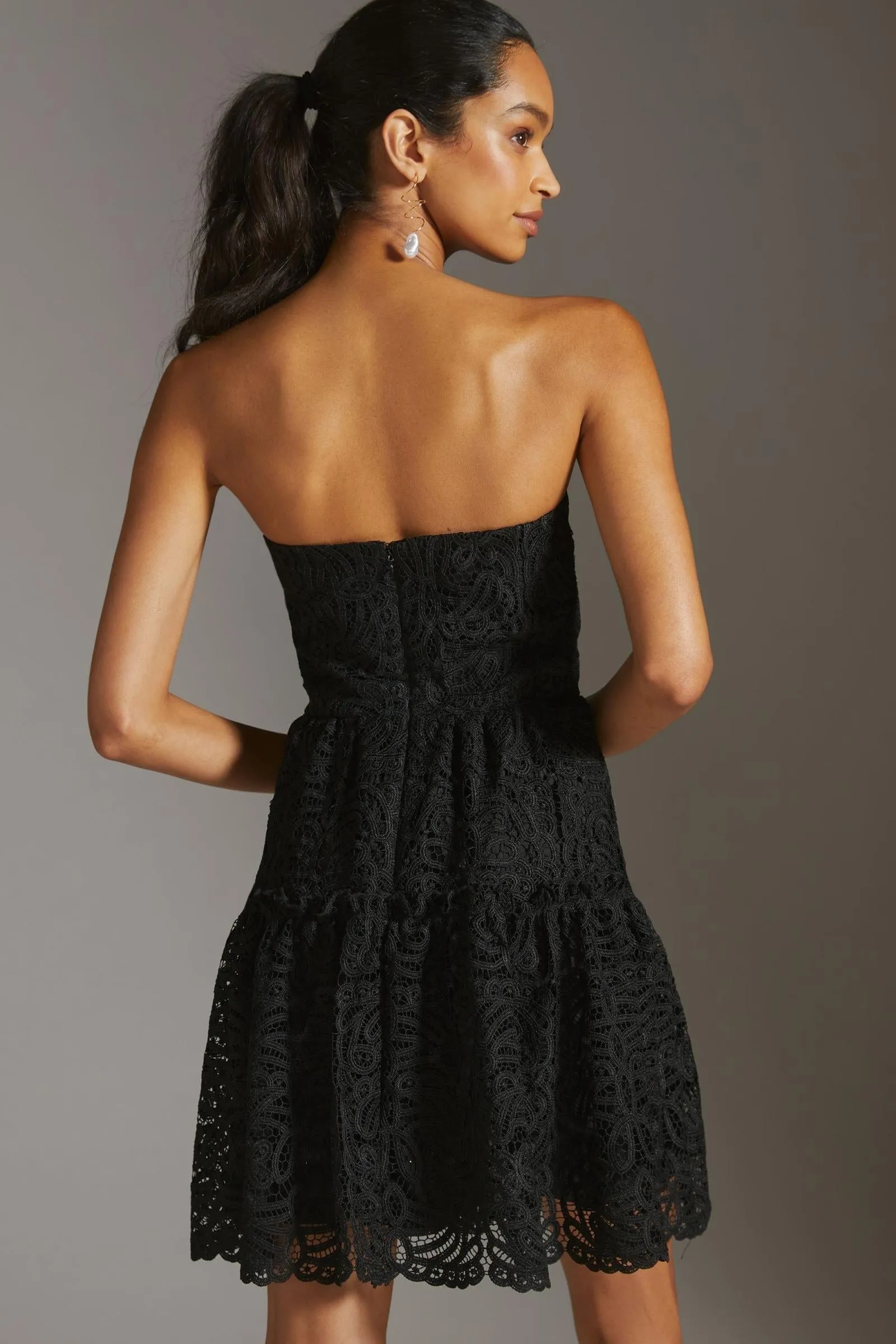 Floral Lace Mini Dress Urban Spirit garden party