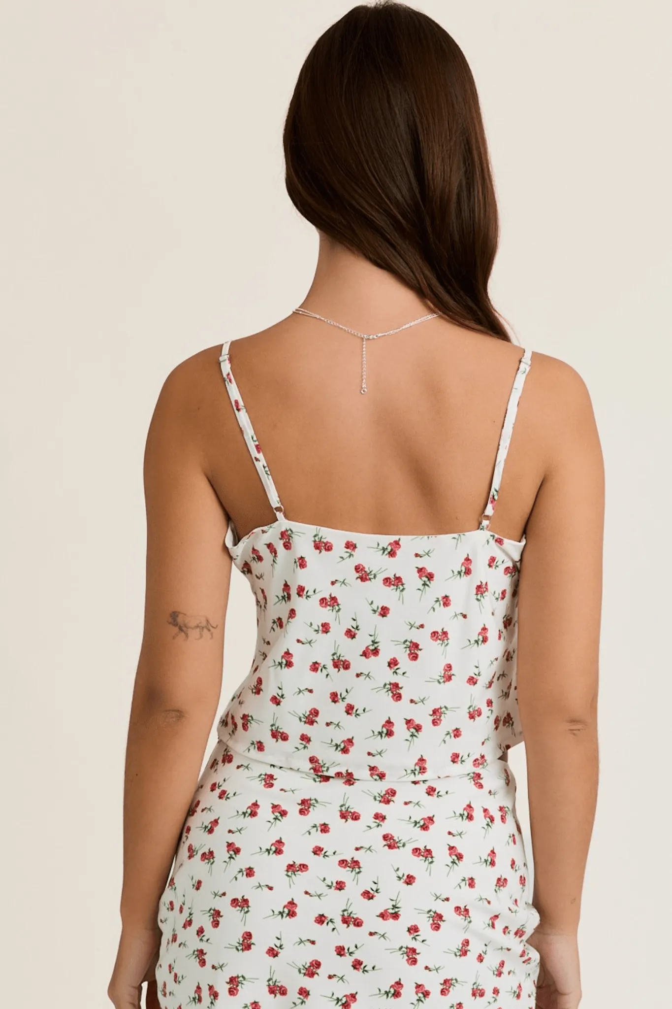Floral Top and skirt set