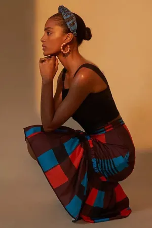 Flounced Midi Skirt Fringe Detail Summer Outfit