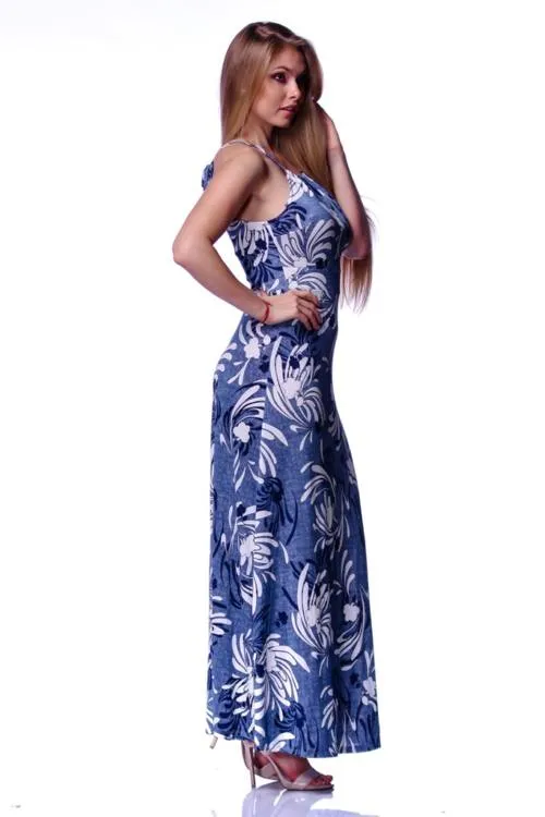 Flower Print Maxi Dress