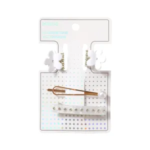 Flower Series Hair Clip & Claw Clips (4 pcs)