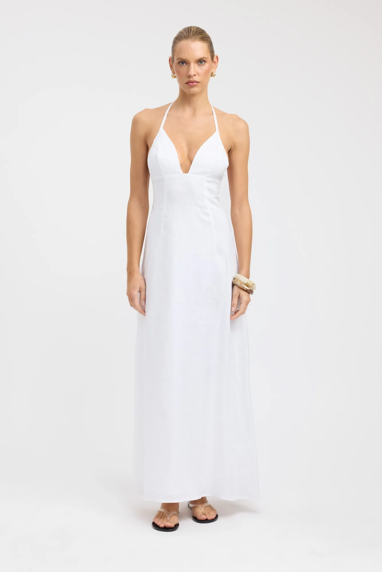 Tahiti Bead Maxi Dress Practical work-to-play piece Love Soft
