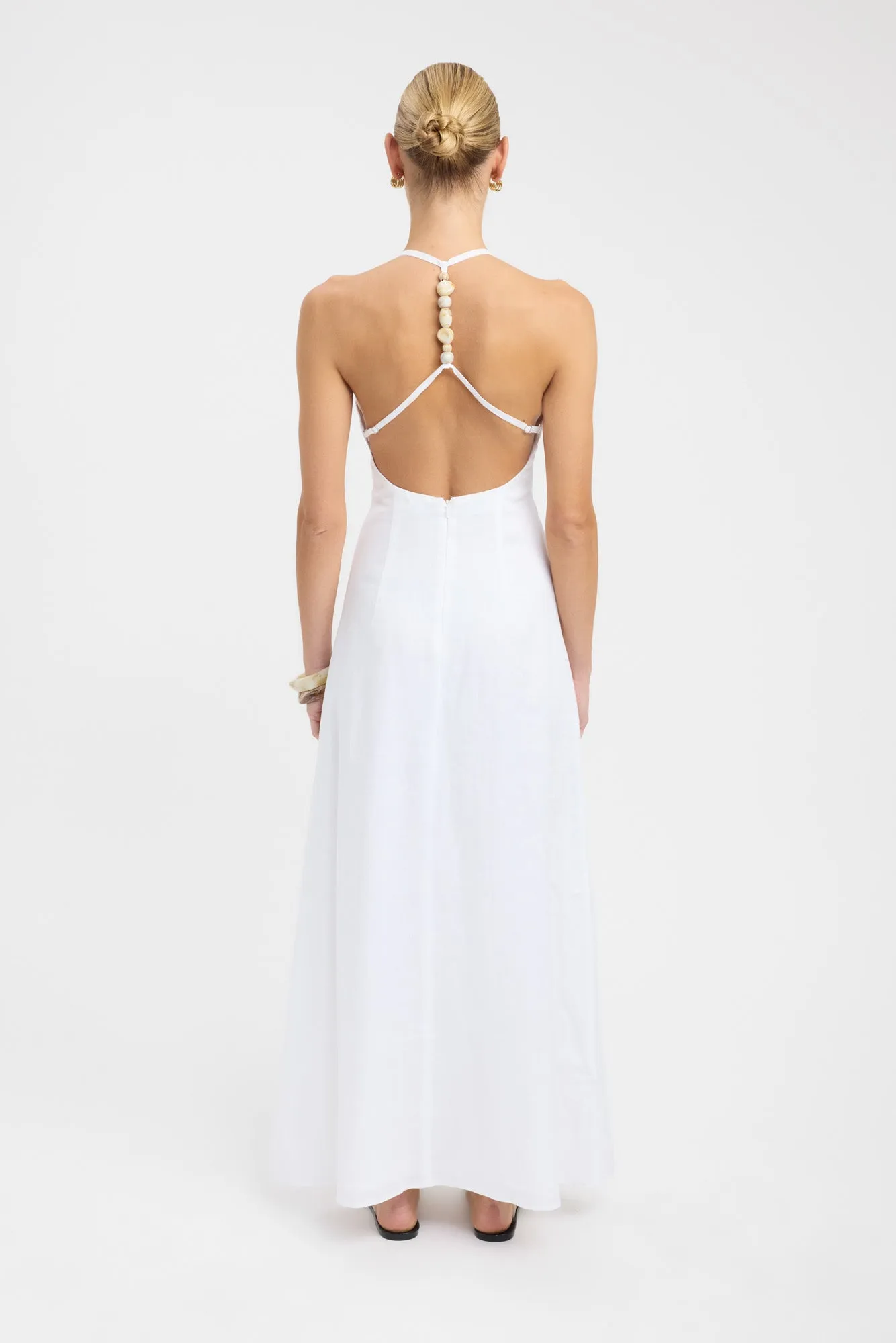 Tahiti Bead Maxi Dress Silky texture