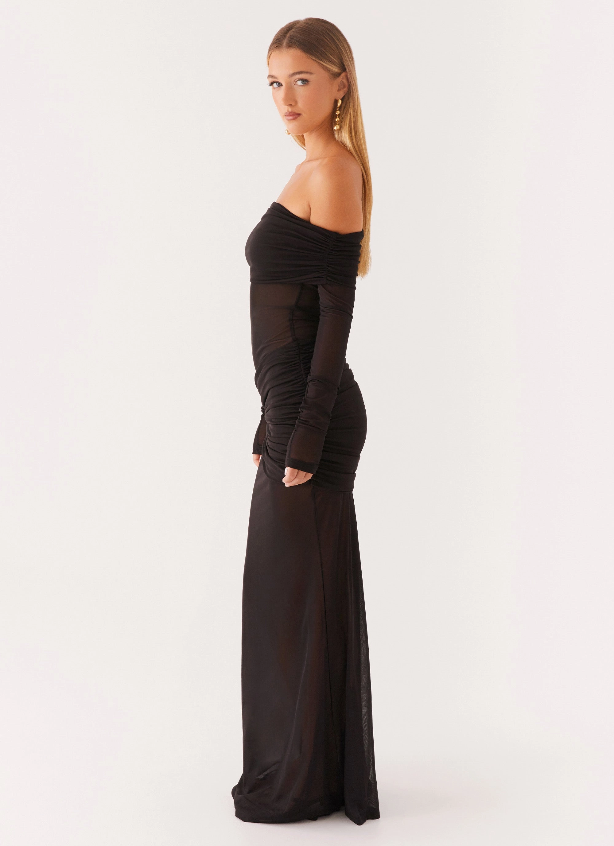 Formal Wear Liberty Maxi Dress - Black