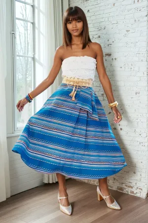 Foldable Design Liv Skirt - Blue Stripe Liv Skirt - Blue Stripe Polished Touch Natural Mood