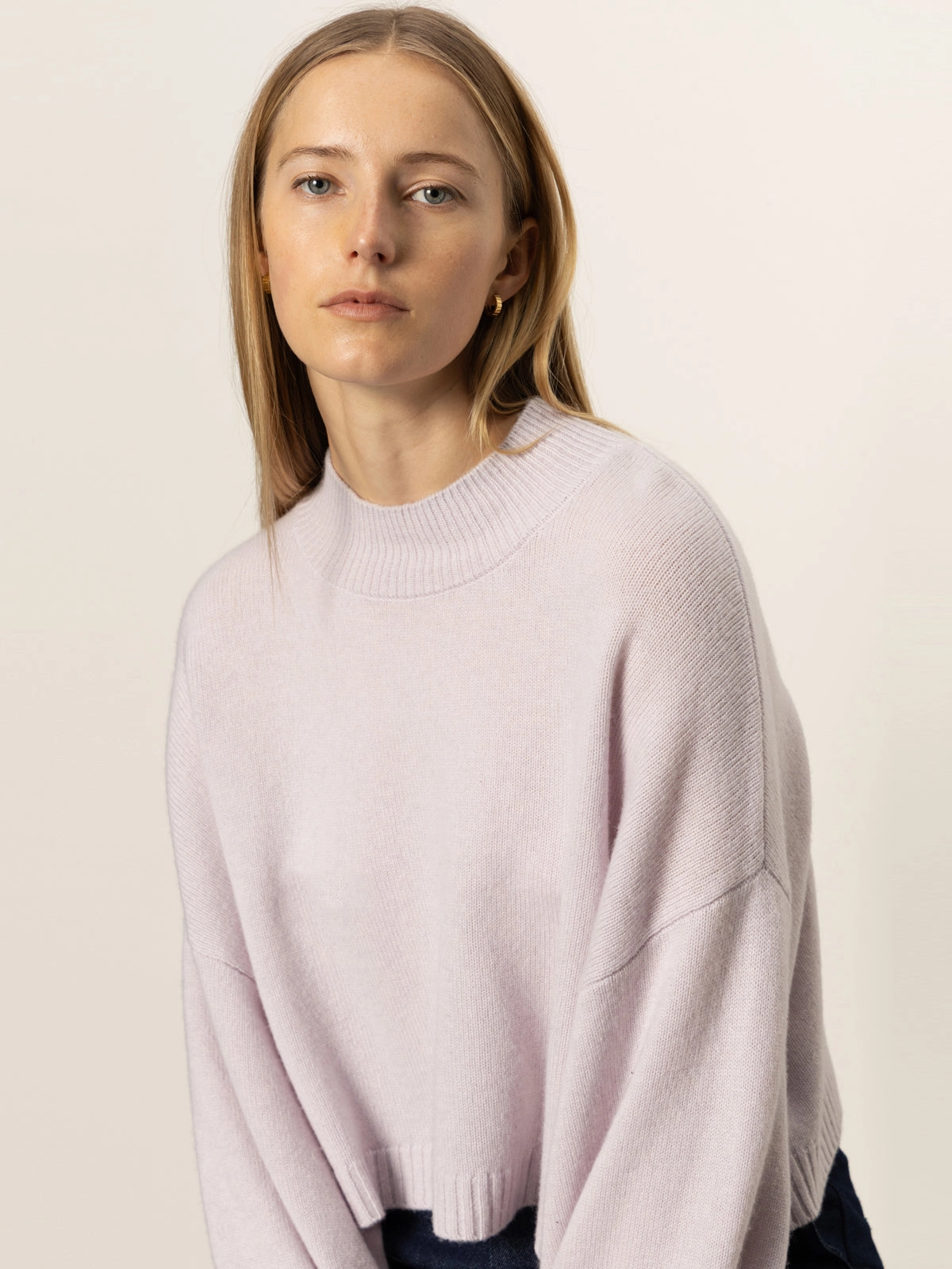 Forever Wool Cashmere Popover Light Twilight Mauve Lounge Vibe