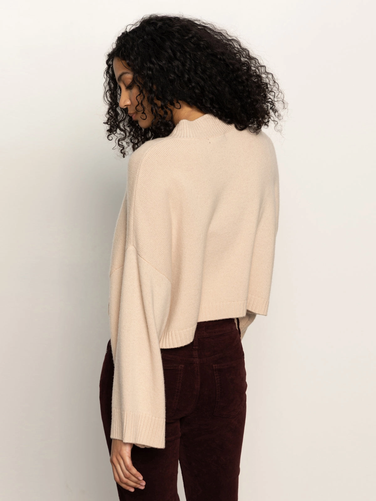 Forever Wool Cashmere Popover Toasted Beige Functional Piece