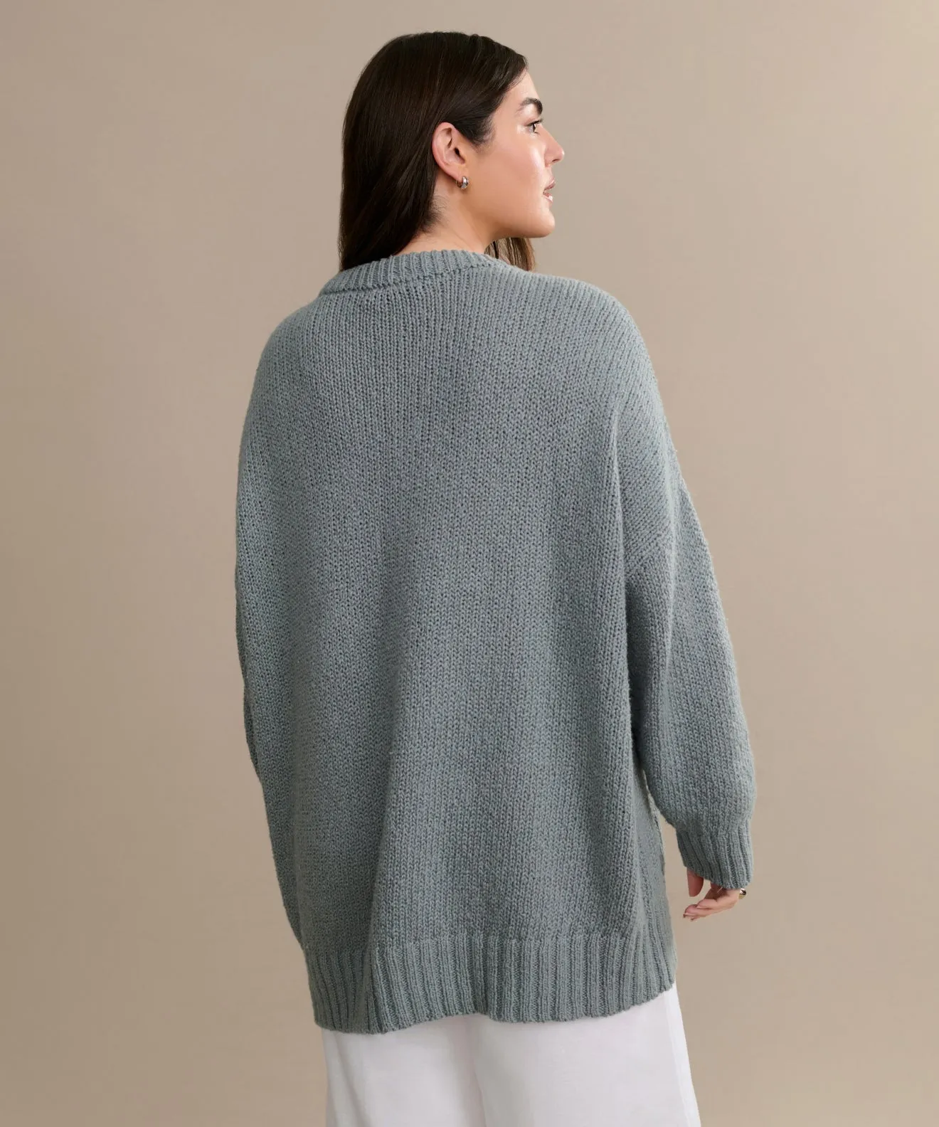 Foster Cotton Sweater Convertible Design Soft Touch Fabric