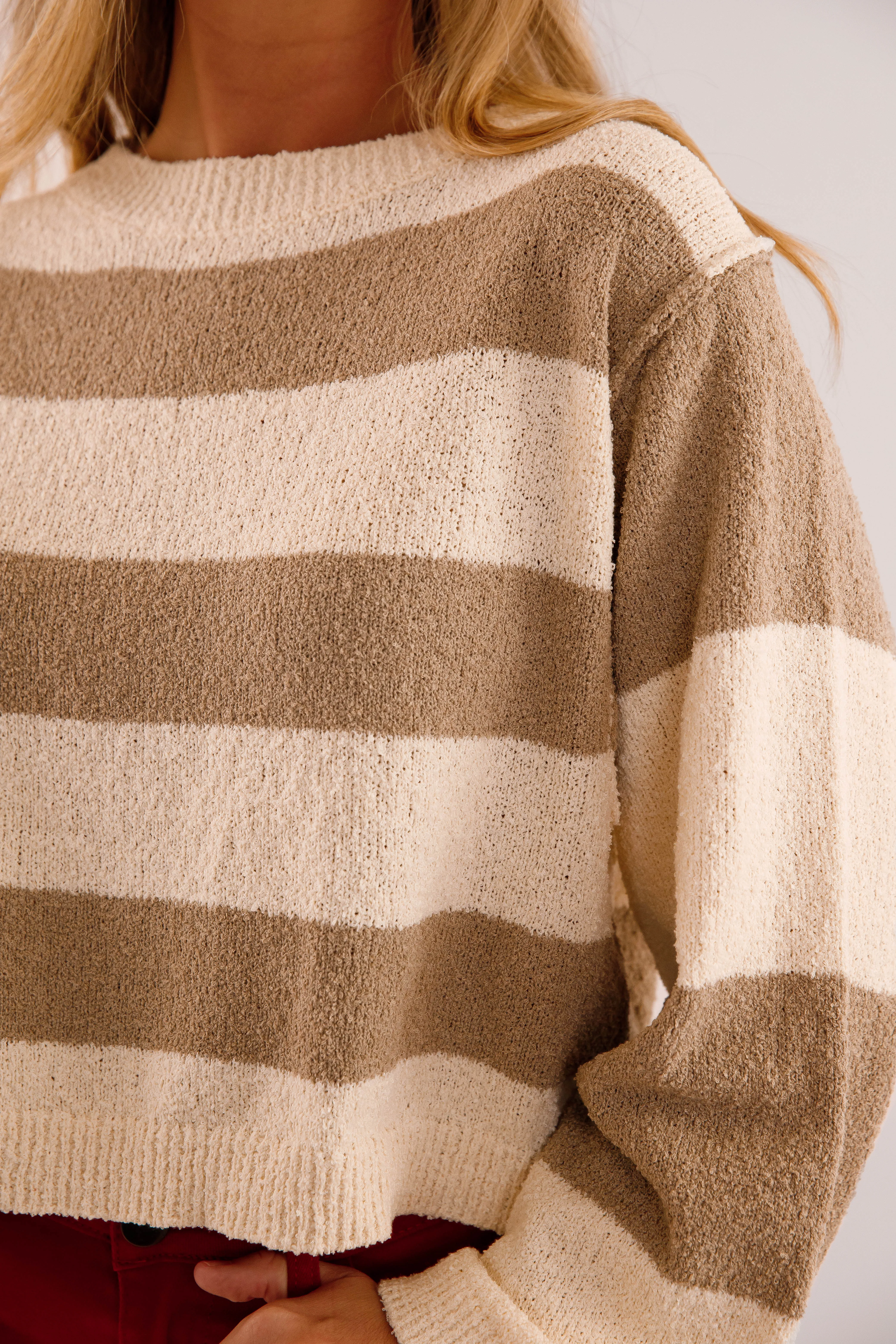 All Along Sweater Weighted Hem Trim