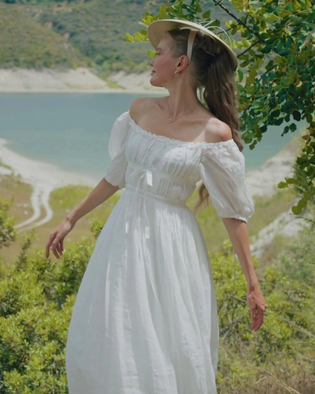 Warm Lining Insulated Warmth Osmanthus 01 | maxi linen dress