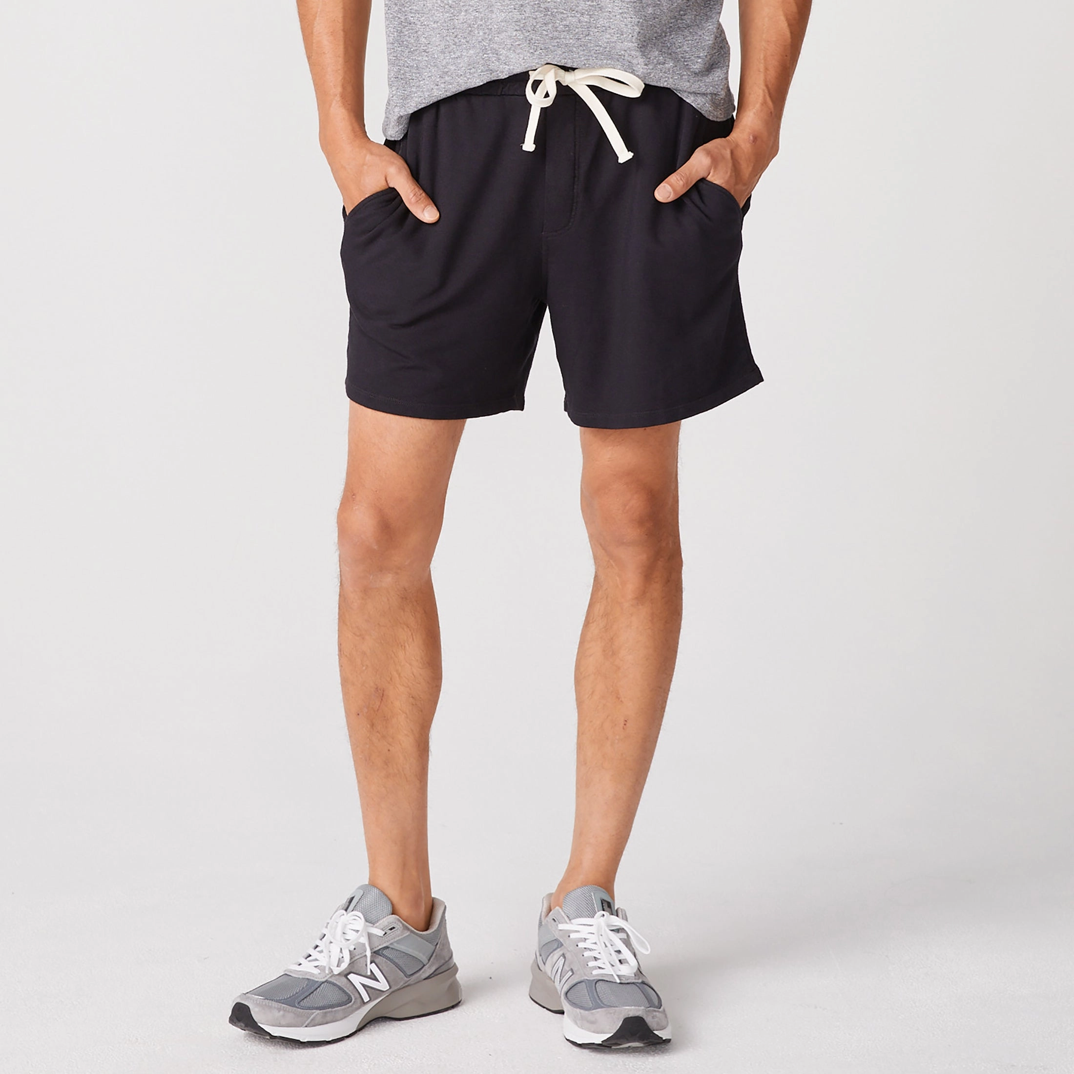 Grid Back Panel Gym Shorts