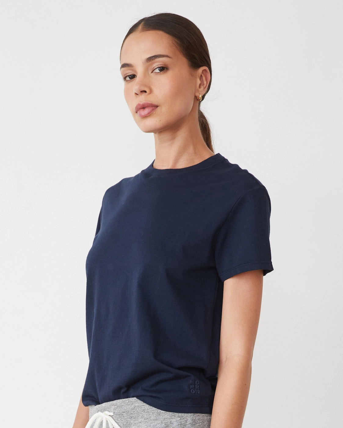 Basic Crew Neck Tee Reinforced Seams