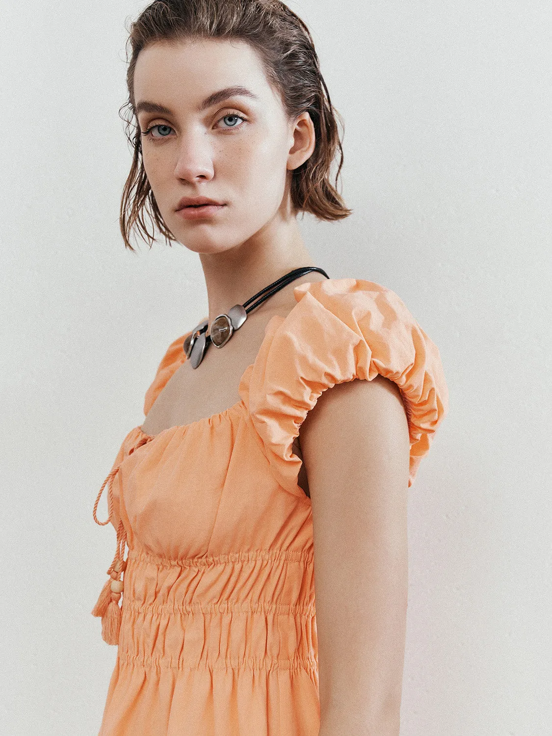 Frill Trim A-Line Dresses
