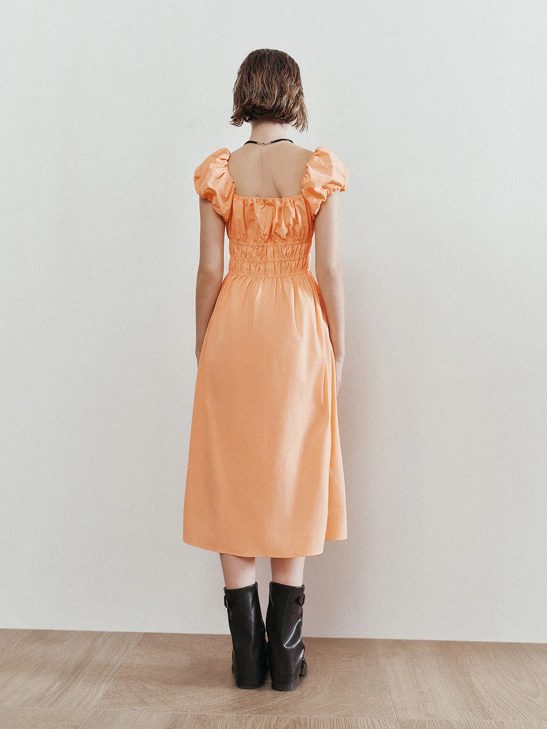 Frill Trim A-Line Dresses