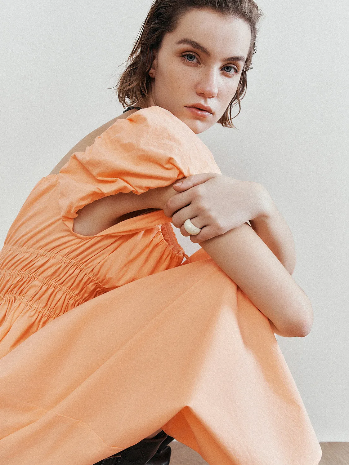 Frill Trim A-Line Dresses