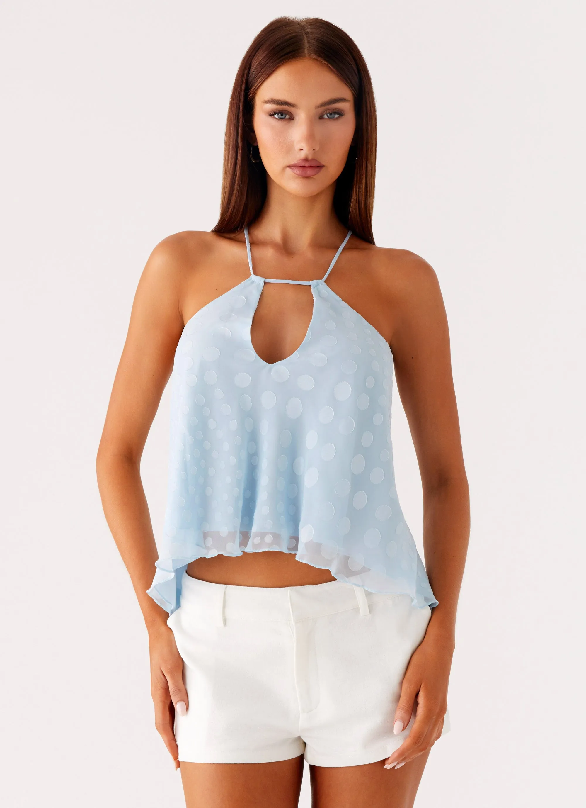 Delong Low Rise Linen Shorts - White clean design