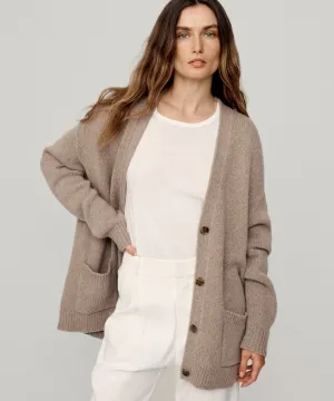 Tencel Lyocell Fiber Cashmere Spencer Cardigan