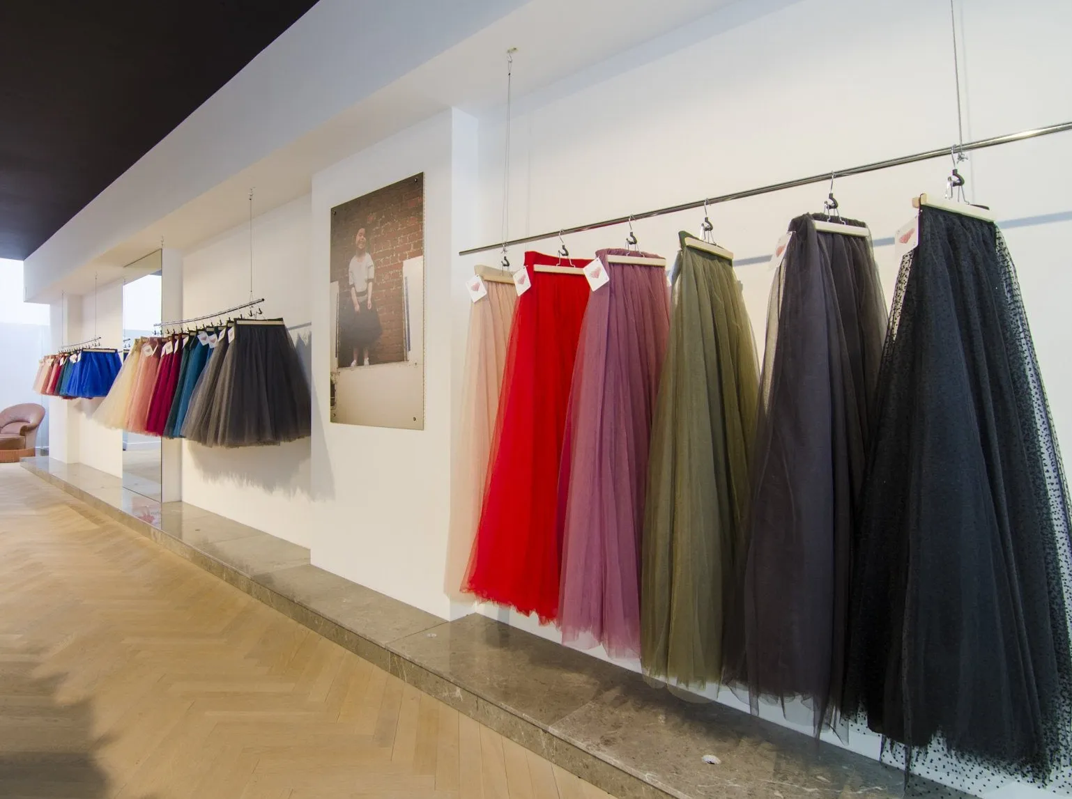 Gala Champagne Tulle Skirt