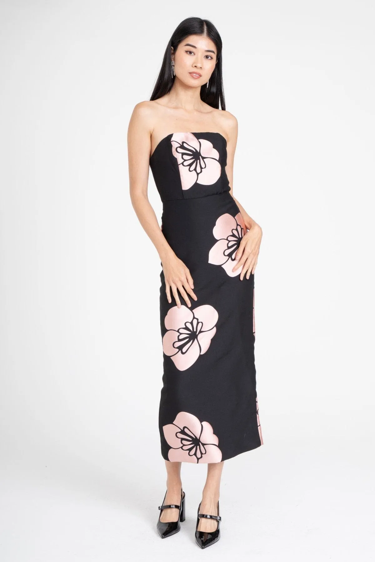 Subtle Drape Skylan Dress ?C Ikebana