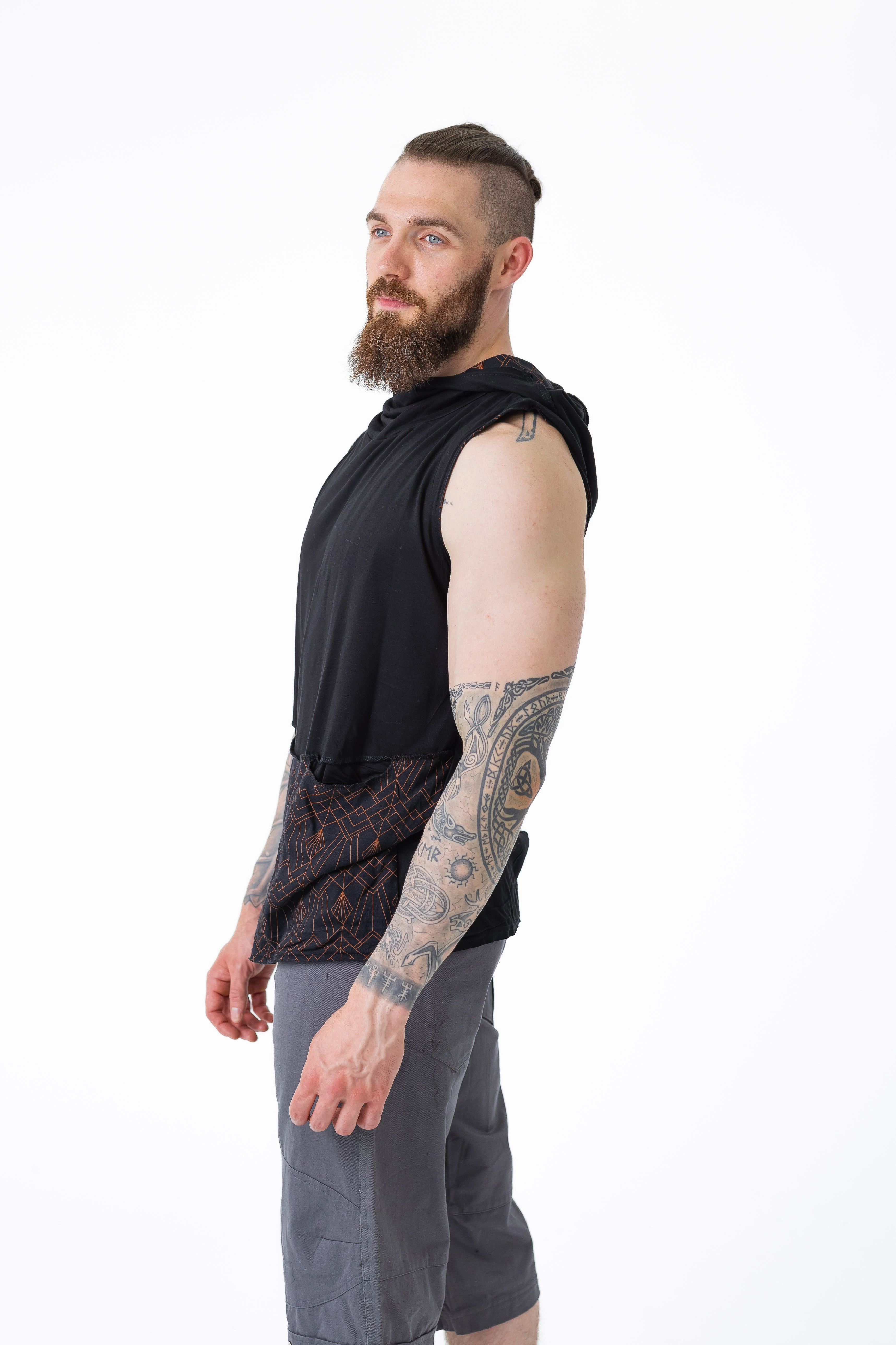 Layered Collar Design Galahad Top