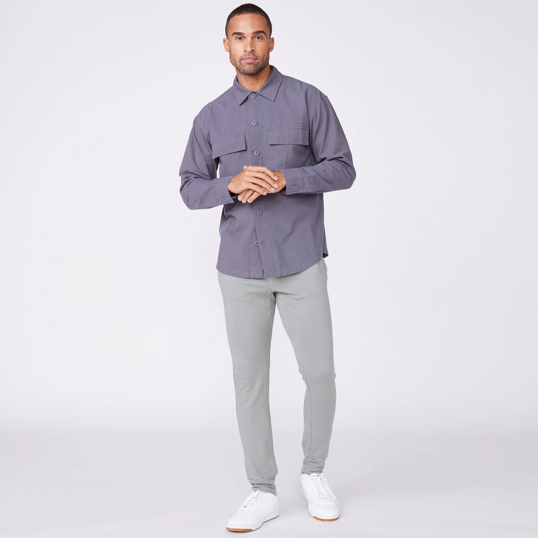 Shirt Jacket Snag Resistant Surface Minimalist Stitching