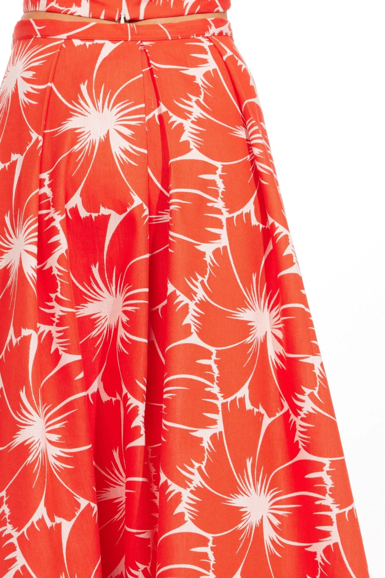 Gentle Wear Anova Skirt-Scarlet Bloom