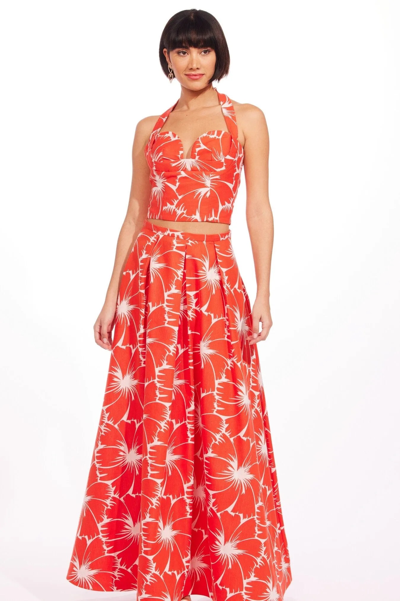 Anova Skirt-Scarlet Bloom Mood Outfitboard