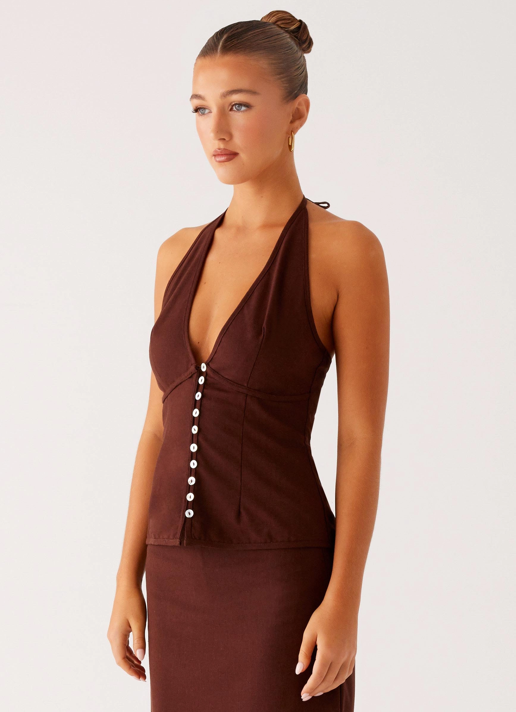 Street Vibe Esther Top - Chocolate