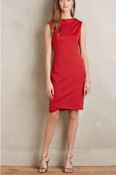 Comfy Layers Gazelle Open Back Dress- Red Rooster