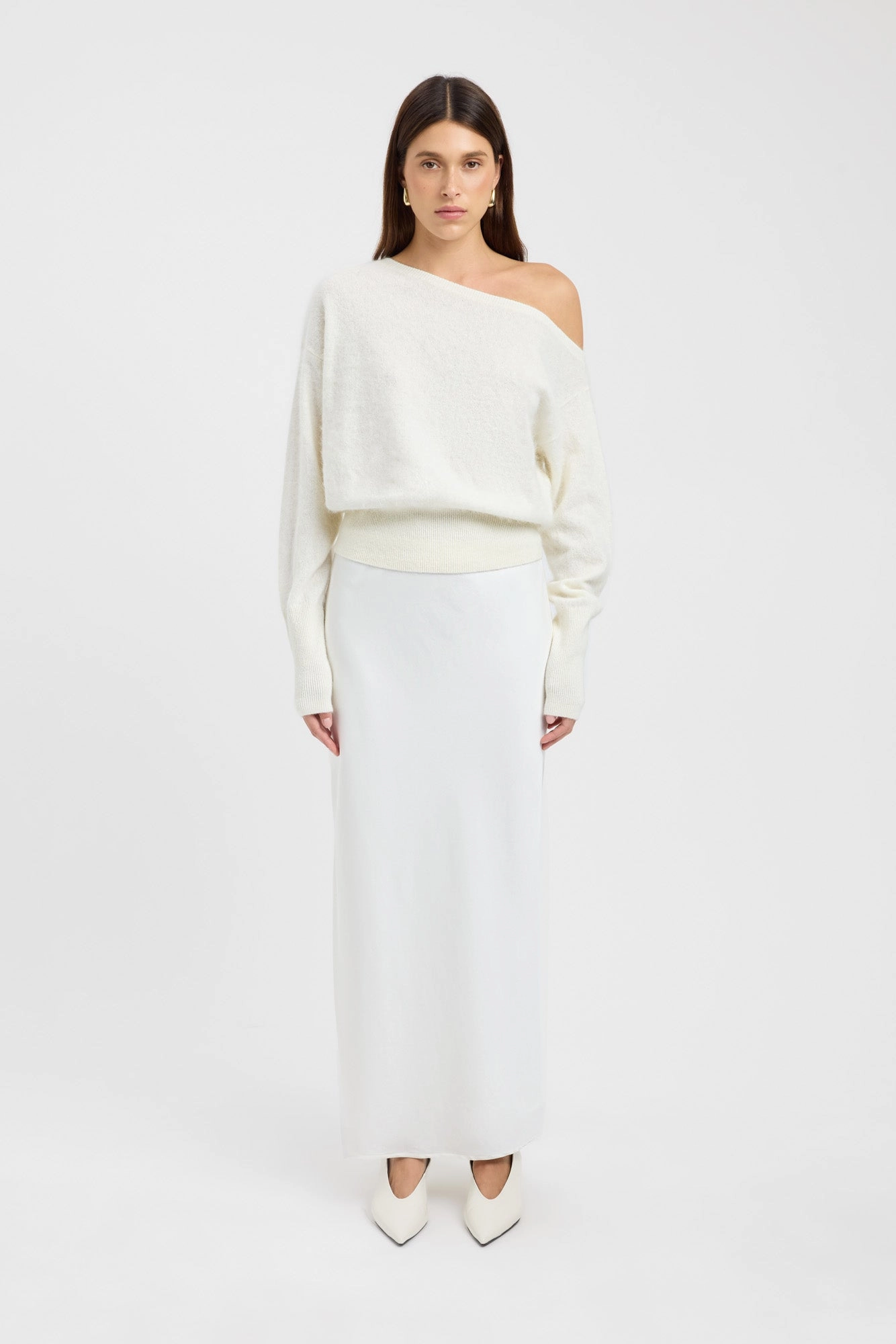 Eco Friendly Dye Geneva One Shoulder Jumper