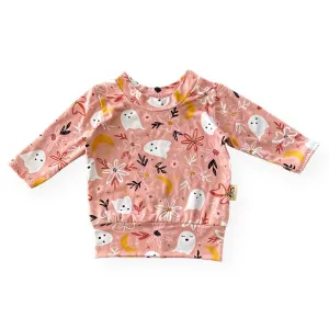 Ghouls on Peach Lounge Top