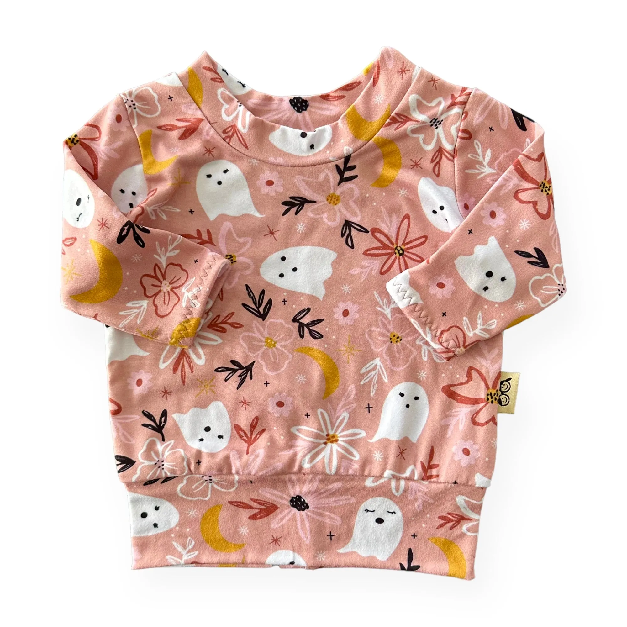Ghouls on Peach Lounge Top