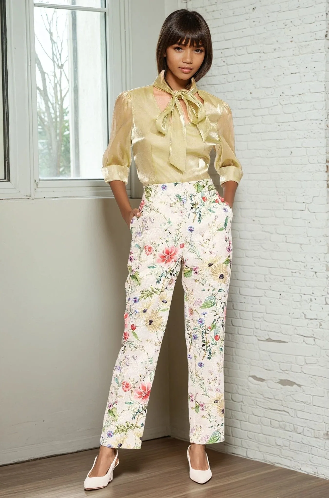 Giada Pant - Pink Magnolia SoftCottonBlend Breathable Layer Fit