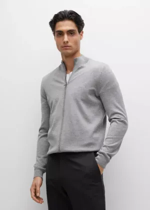 Gilet BOSS gris en laine