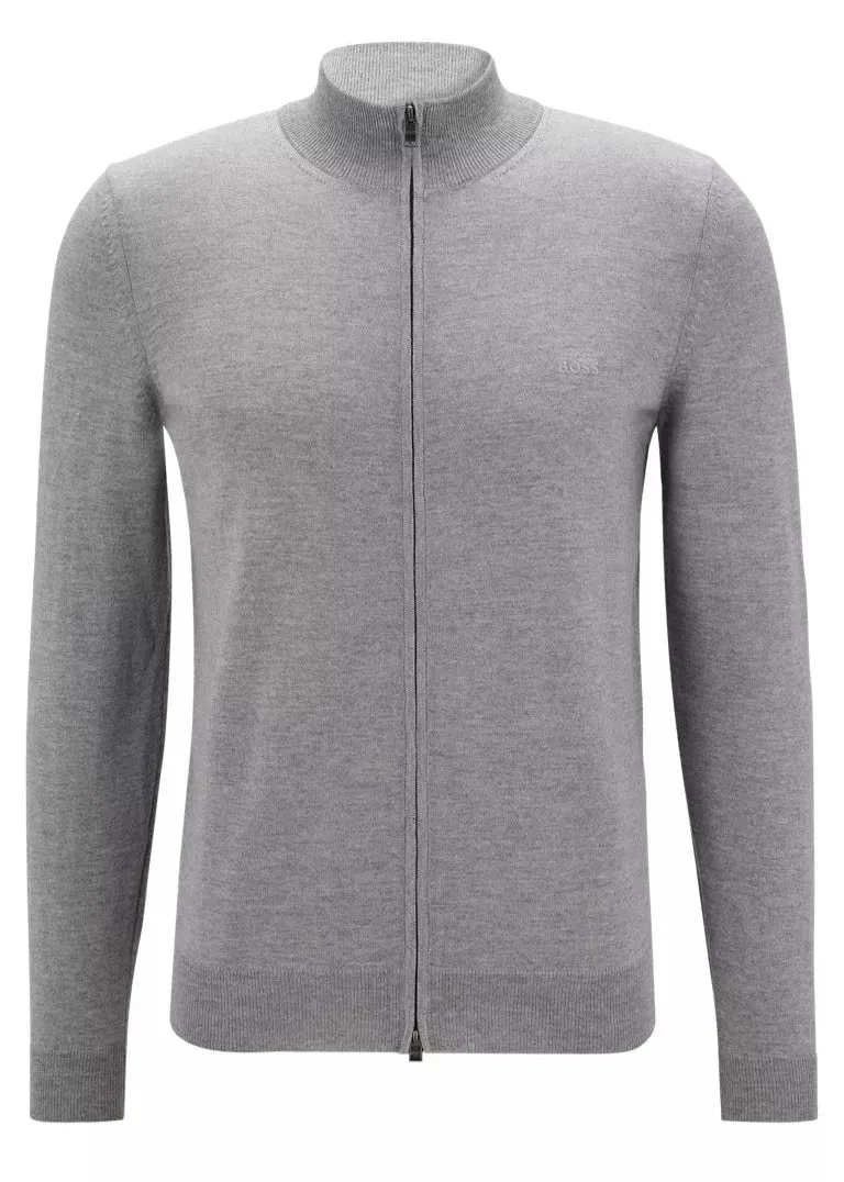 Gilet BOSS gris en laine