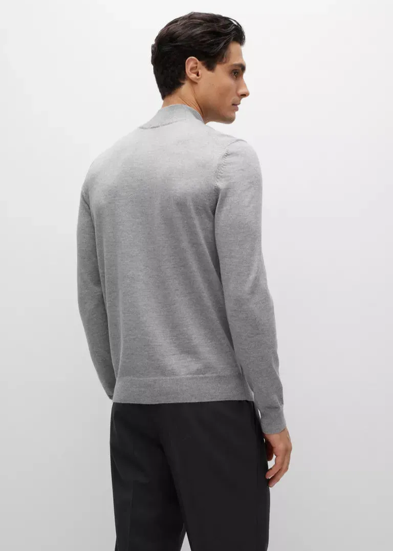 Gilet BOSS gris en laine