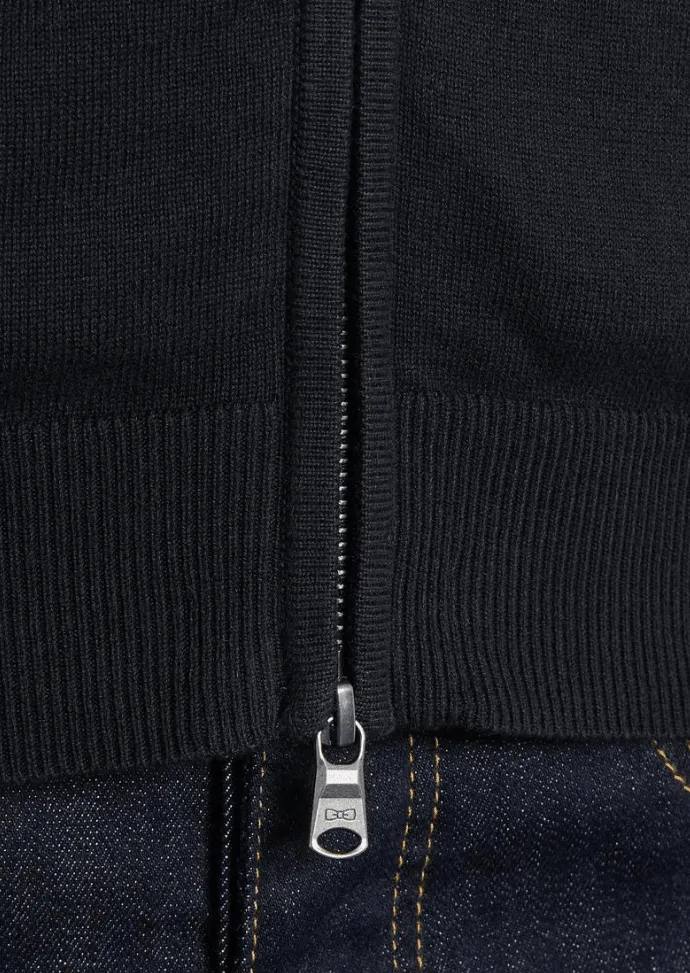 Gilet zippé Eden Park noir